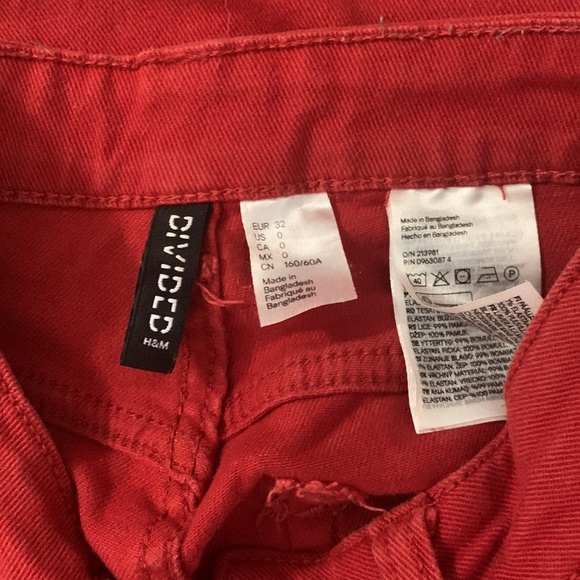 H&M wide leg twill pants in size women’s 0. - Picture 3 of 3